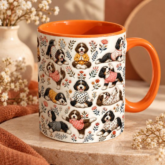 Bernedoodle Accent Edge-to-Edge Mug CM26100832