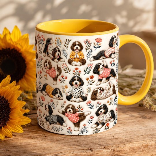 Bernedoodle Accent Edge-to-Edge Mug CM26100832