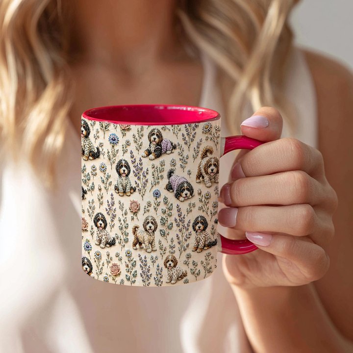 Bernedoodle Accent Edge-to-Edge Coffee Mug CM26052201