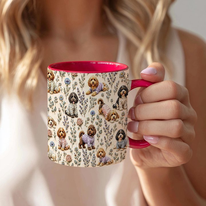 Cockapoo Accent Edge-to-Edge Coffee Mug CM26052204