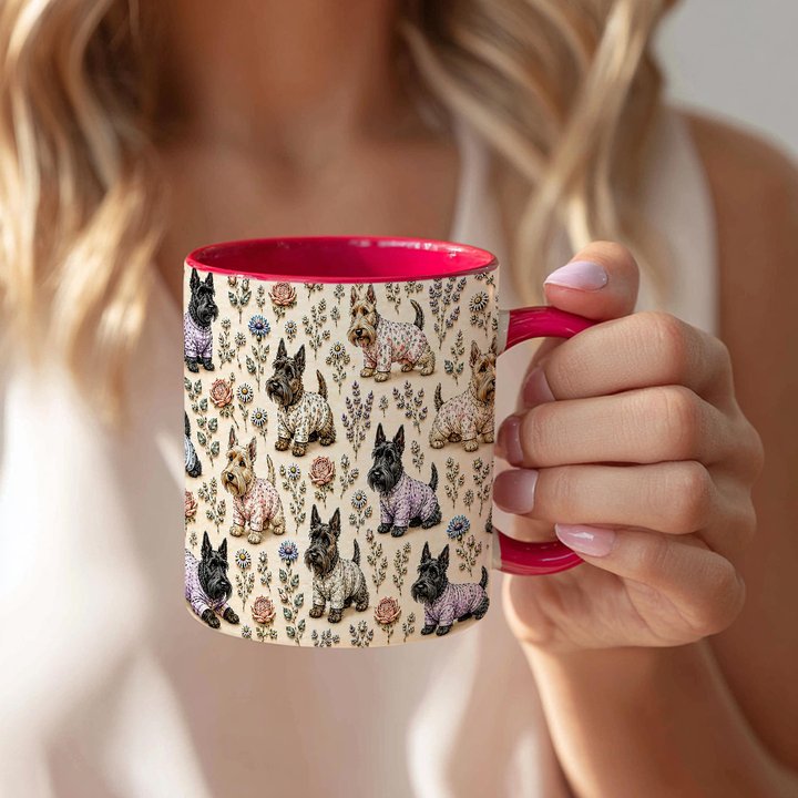 Scottish Terrier Accent Edge-to-Edge Coffee Mug CM26052208