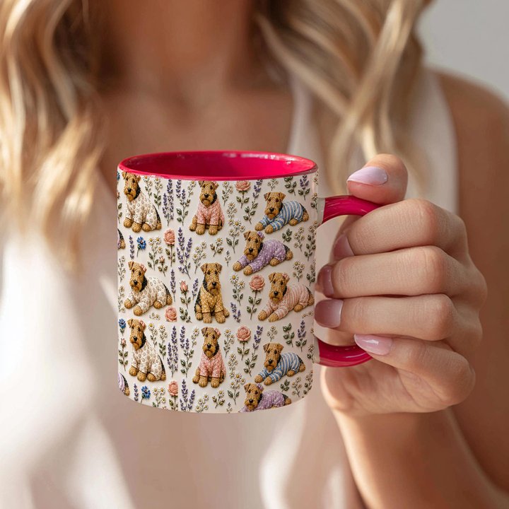 Airedale Terrier Accent Edge-to-Edge Coffee Mug CM26052601