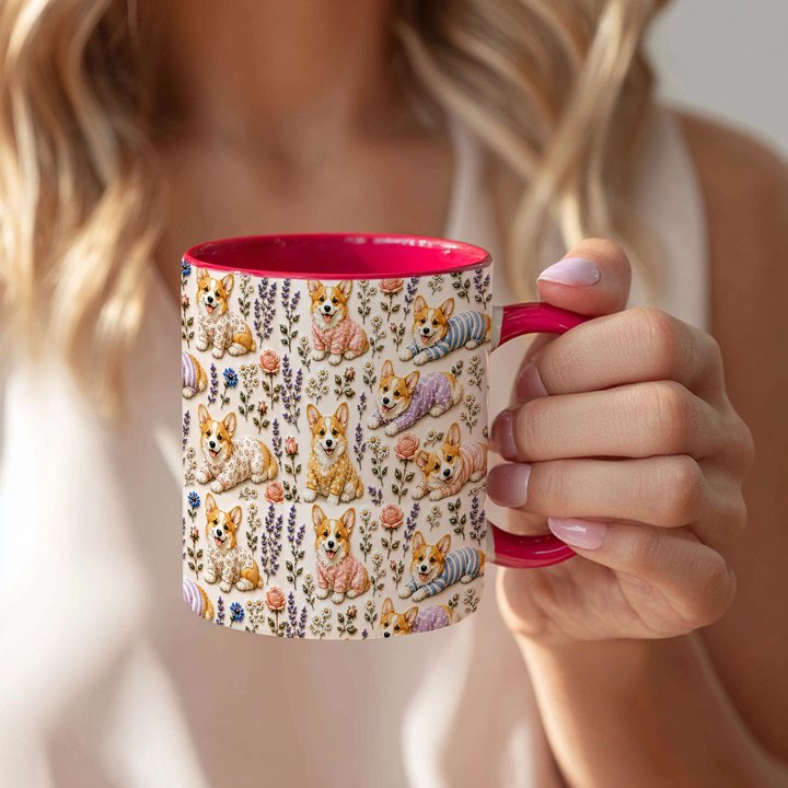 Corgi Accent Edge-to-Edge Coffee Mug CM26052619