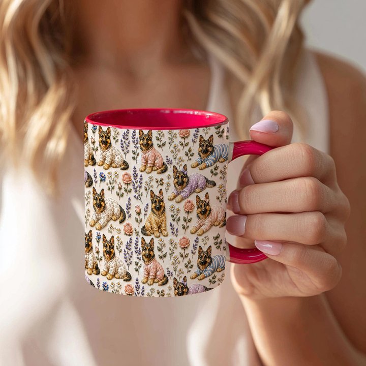 German Shepherd Accent Edge-to-Edge Coffee Mug CM26052625