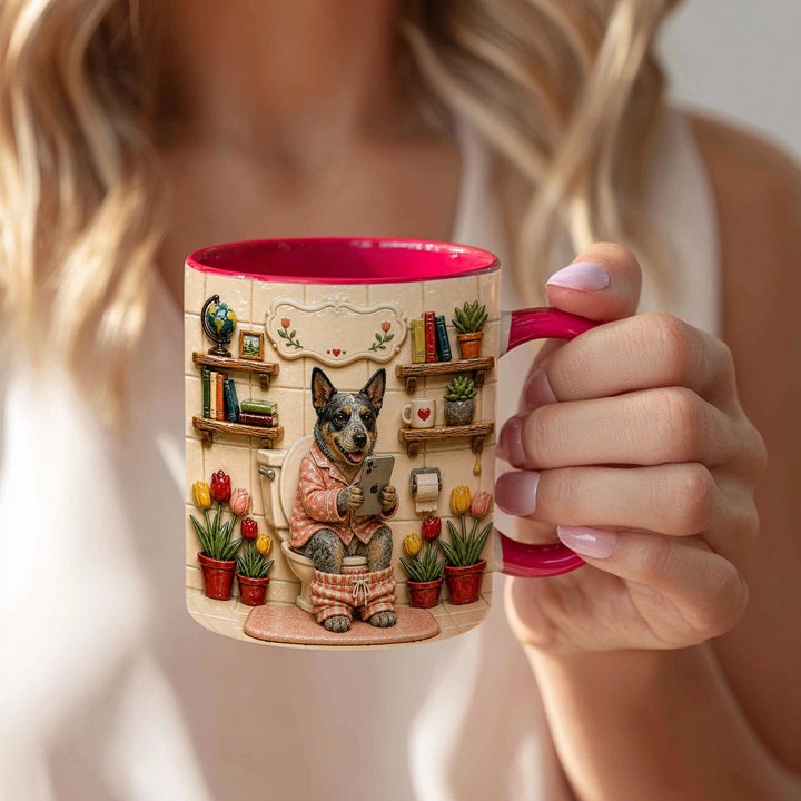 Australian Cattle Dog Accent Edge-to-Edge Mug CM26052801