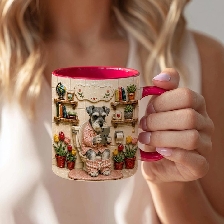 Miniature Schnauzer Accent Edge-to-Edge Mug CM26052809
