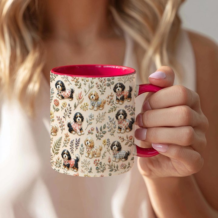Bernedoodle Accent Edge-to-Edge Mug CM26052820
