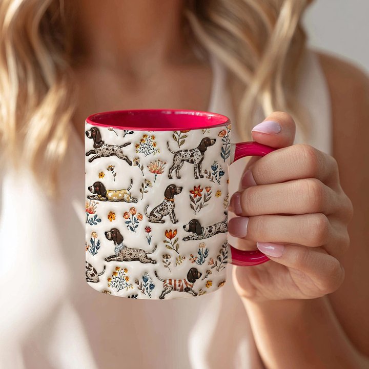 German Shorthaired Pointer Accent Edge-to-Edge Mug CM26052836
