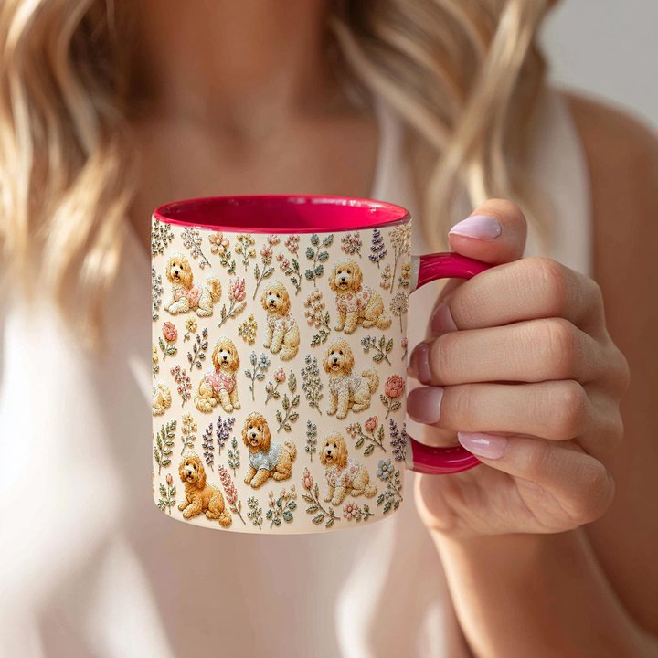 Goldendoodle Accent Edge-to-Edge Mug CM26052837