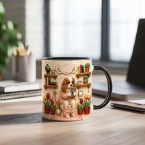 Cavalier King Charles Spaniel Accent Edge-to-Edge Mug CM26052805