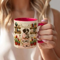 German Shorthaired Pointer Accent Edge-to-Edge Mug CM26052808