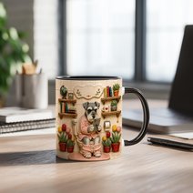 Miniature Schnauzer Accent Edge-to-Edge Mug CM26052809