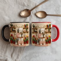 Old English Sheepdog Accent Edge-to-Edge Mug CM26052810