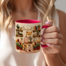 Shiba Inu Accent Edge-to-Edge Mug CM26052813