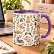 Bedlington Terrier Accent Edge-to-Edge Mug CM26100802