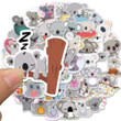 50 pcs/set Kawaii Koala Bear PVC Waterproof Stickers Scrapbooking Diy Luggage Cup Sticker Stationery Supplies