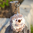 Small Hedgehog Plush Doll Simulation Plush Keychain Female Bag Decoration Christmas Pendant Stuffed Animals Toys For Children