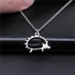 Simple Classic Fashion 17x21mm Antique Silver Color Hollow Hedgehog Pendant Girl Women Short Chain Necklaces Choker Necklace
