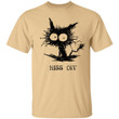 Hiss Off Funny Cat Black Cat Funny Halloween Shirt - Awesome Tee Fashion