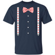 Hearts Bow Tie &amp; Suspenders Valentine?s Day Costume Shirt - Awesome Tee Fashion