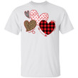 Hearts And Arrows Leopard Plaid Valentine&#039;s Day Shirt Shirt - Awesome Tee Fashion