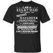 I Am A Lucky Dad I Have A Stubborn Daughter Funny T Shirts - Awesome Tee Fashion