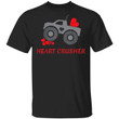 Heart Crusher shirt, Boy Valentines Day T Shirt, Truck Tee - Awesome Tee Fashion