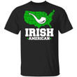 Humorous Irish And American Artwork Graphic Tees T-Shirt St Patricks Day - Awesome Tee Fashion