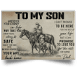 Horse To My Son Wherever Your Journey In Life May Take You Poster - Awesome Tee Fashion