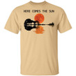 Here Comes The Sun Guitar Shadow Sunset Gifts Shirt - Awesome Tee Fashion