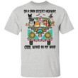 Hippie Girl And Cats Witch On A Dark Desert Highway Cool Wind In My Hair Halloween Shirt - Awesome Tee Fashion