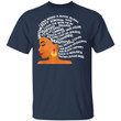I Am Black Excellence Strong Woman Word Art Hair Shirt - Awesome Tee Fashion