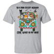 Hippie Girl And Cats Witch On A Dark Desert Highway Cool Wind In My Hair Halloween Shirt - Awesome Tee Fashion