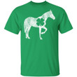 Horse Irish Shamrock St. Patrick&#039;s Day Saint Paddy&#039;s Girl T-Shirt - Awesome Tee Fashion