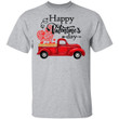 Happy Valentines Day Truck Carrying Love Heart Gifts Shirt Perfect Couples Gifts - Awesome Tee Fashion
