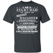 I Am A Lucky Dad I Have A Stubborn Daughter Funny T Shirts - Awesome Tee Fashion