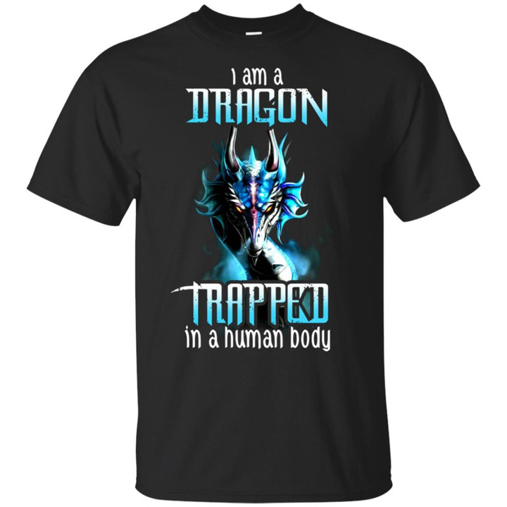 I am a dragon trapped in a human body shirt - Awesome Tee Fashion