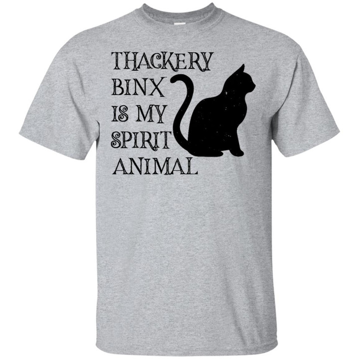 Hocus pocus Black cat Thackery Binx is my spirit animal shirt - Awesome Tee Fashion