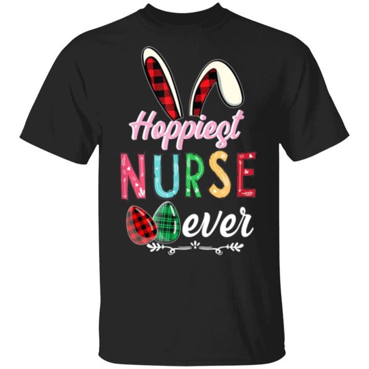 Hoppiest Nurse Ever Easter Pascha Christian Gifts Shirt - Awesome Tee Fashion