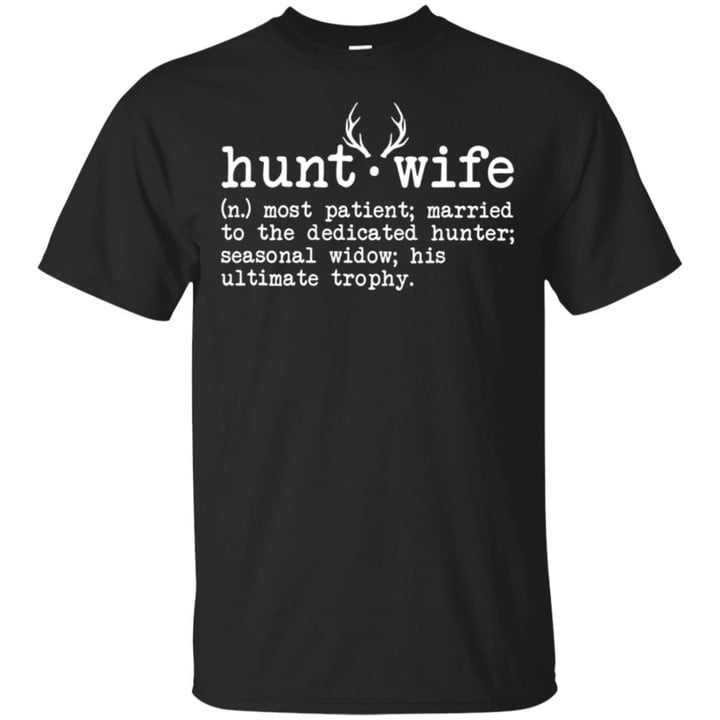 Hunt Wife Definition Shirt Married To The Dedicated Hunter - Awesome Tee Fashion