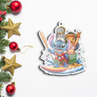 Cincinnati Reds MLB Christmas Ornament Lilo And Stitch Stitch1 ORMST01