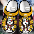 Scesy Snoopy Peanuts Cartoon Crocs Crocband Clogs Shoes Comfortable For Men Women and Kids 9