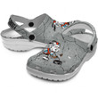Scesy Snoopy Hockey Cartoon Sport Crocs Crocband Clogs Shoes Comfortable For Men Women and Kids 6