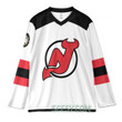 New Jersey Devils x Snoopy and Charlie Brown Custom Hockey Jersey White Away