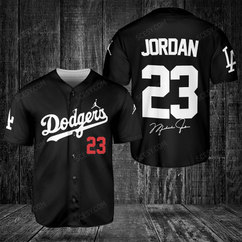 Michael Jordan Dodgers Jersey - Limited Edition - Scesy