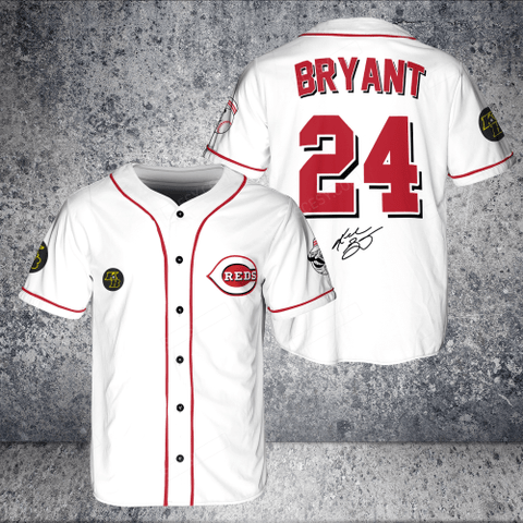 Limited Edition Kobe Bryant Reds Baseball Jersey - Scesy