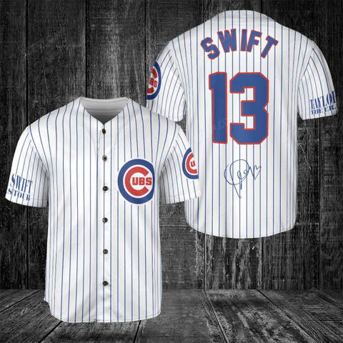 Taylor Swift x Chicago Cubs Baseball Jersey - Scesy