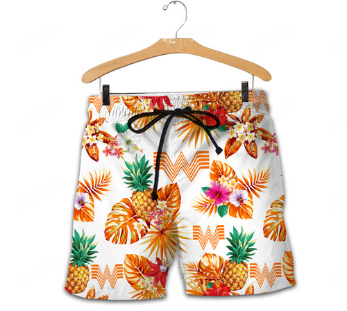 Whataburger Hawaiian Beach Shorts