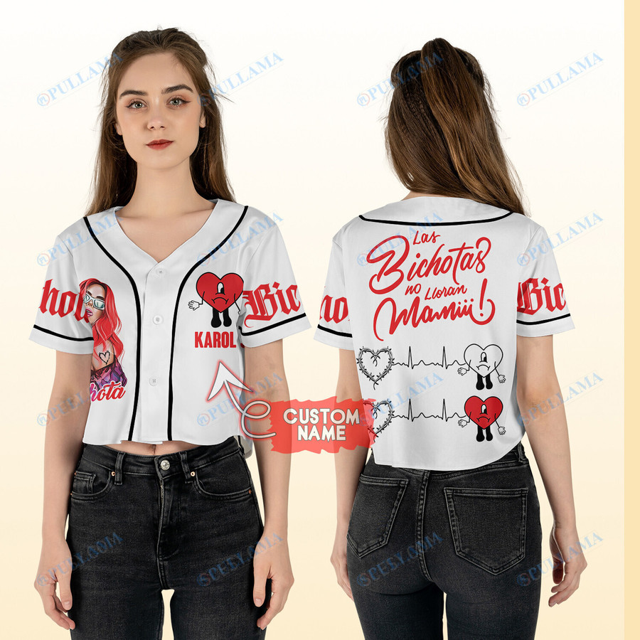 Bad Bunny Jersey Personalized Name Baseball Jersey Shirt
