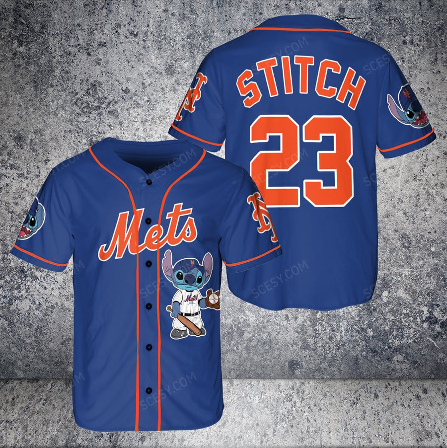 Chicago Cubs Lilo & Stitch Jersey - Royal